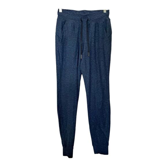 Lululemon Ready To Rulu Pant *Updated 29" in Heathered True Navy / Black Size 4 - Picture 1 of 4